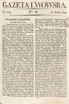Gazeta Lwowska. 1829, nr 97