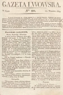 Gazeta Lwowska. 1829, nr 104