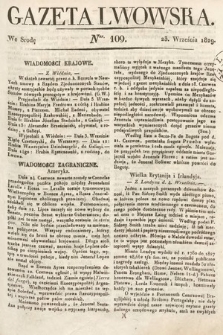 Gazeta Lwowska. 1829, nr 109
