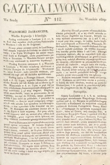 Gazeta Lwowska. 1829, nr 112