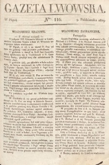 Gazeta Lwowska. 1829, nr 116