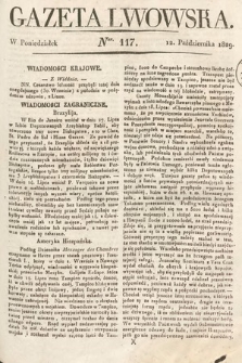 Gazeta Lwowska. 1829, nr 117
