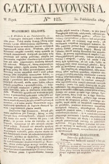 Gazeta Lwowska. 1829, nr 125