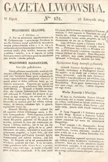 Gazeta Lwowska. 1829, nr 131