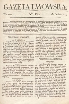 Gazeta Lwowska. 1829, nr 148