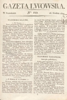 Gazeta Lwowska. 1829, nr 149