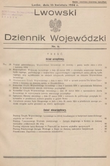 Lwowski Dziennik Wojewódzki. 1934, nr 6