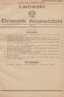 Lwowski Dziennik Wojewódzki. 1935, nr 6