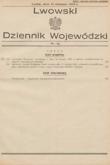 Lwowski Dziennik Wojewódzki. 1935, nr 16