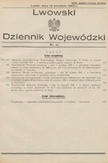 Lwowski Dziennik Wojewódzki. 1935, nr 17