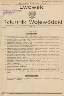 Lwowski Dziennik Wojewódzki. 1936, nr 2