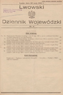 Lwowski Dziennik Wojewódzki. 1936, nr 11