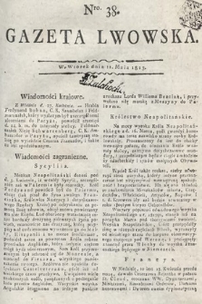 Gazeta Lwowska. 1813, nr 38