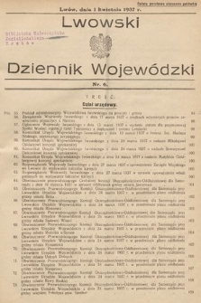 Lwowski Dziennik Wojewódzki. 1937, nr 6