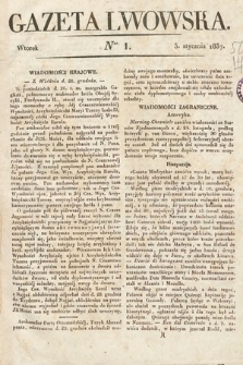 Gazeta Lwowska. 1837, nr 1
