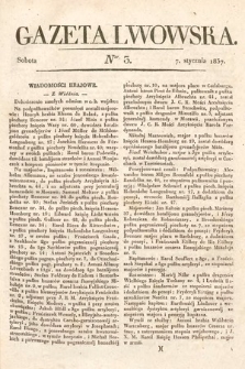 Gazeta Lwowska. 1837, nr 3