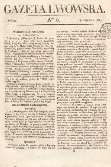 Gazeta Lwowska. 1837, nr 6