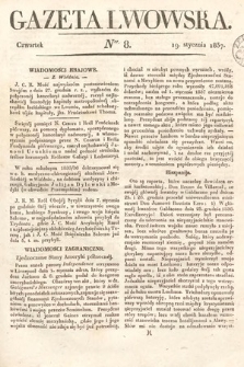 Gazeta Lwowska. 1837, nr 8