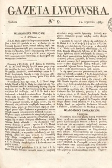 Gazeta Lwowska. 1837, nr 9