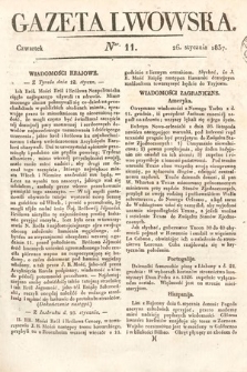 Gazeta Lwowska. 1837, nr 11