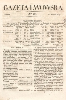 Gazeta Lwowska. 1837, nr 30