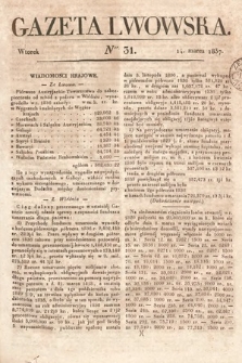 Gazeta Lwowska. 1837, nr 31