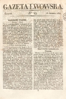 Gazeta Lwowska. 1837, nr 43