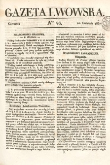 Gazeta Lwowska. 1837, nr 46