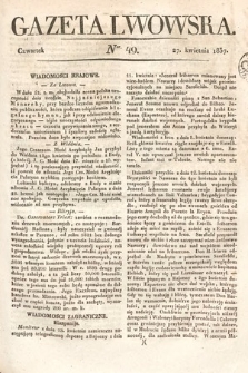 Gazeta Lwowska. 1837, nr 49