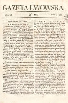 Gazeta Lwowska. 1837, nr 63
