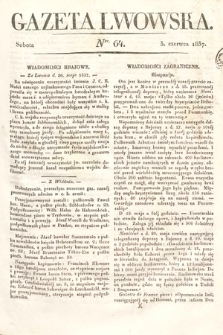 Gazeta Lwowska. 1837, nr 64