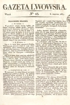 Gazeta Lwowska. 1837, nr 65