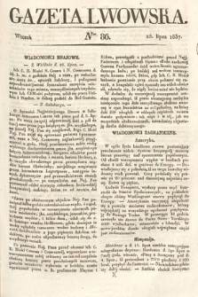 Gazeta Lwowska. 1837, nr 86
