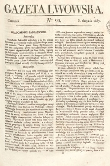Gazeta Lwowska. 1837, nr 90