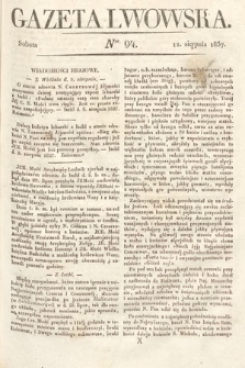 Gazeta Lwowska. 1837, nr 94