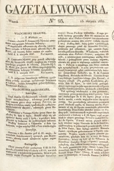 Gazeta Lwowska. 1837, nr 95