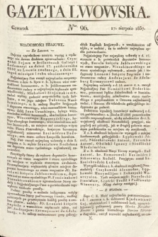 Gazeta Lwowska. 1837, nr 96