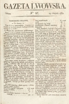Gazeta Lwowska. 1837, nr 97