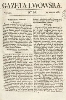 Gazeta Lwowska. 1837, nr 99