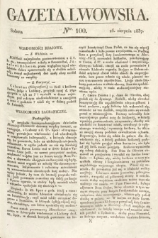 Gazeta Lwowska. 1837, nr 100