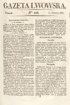 Gazeta Lwowska. 1837, nr 108