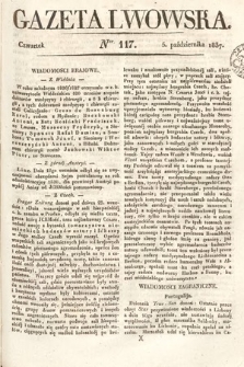 Gazeta Lwowska. 1837, nr 117
