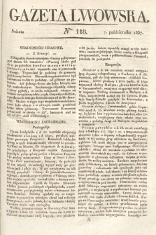 Gazeta Lwowska. 1837, nr 118