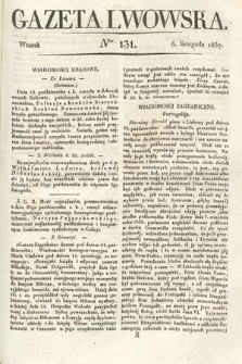 Gazeta Lwowska. 1837, nr 131