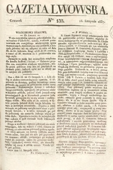 Gazeta Lwowska. 1837, nr 135