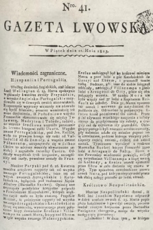 Gazeta Lwowska. 1813, nr 41