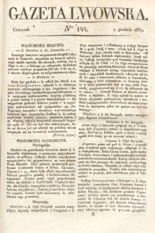 Gazeta Lwowska. 1837, nr 144