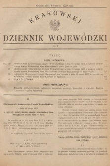 Krakowski Dziennik Wojewódzki. 1929, nr 8