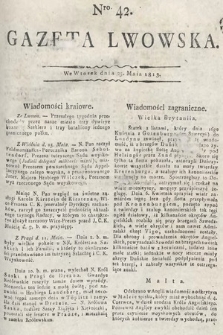 Gazeta Lwowska. 1813, nr 42