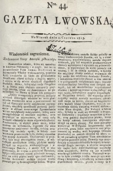 Gazeta Lwowska. 1813, nr 44